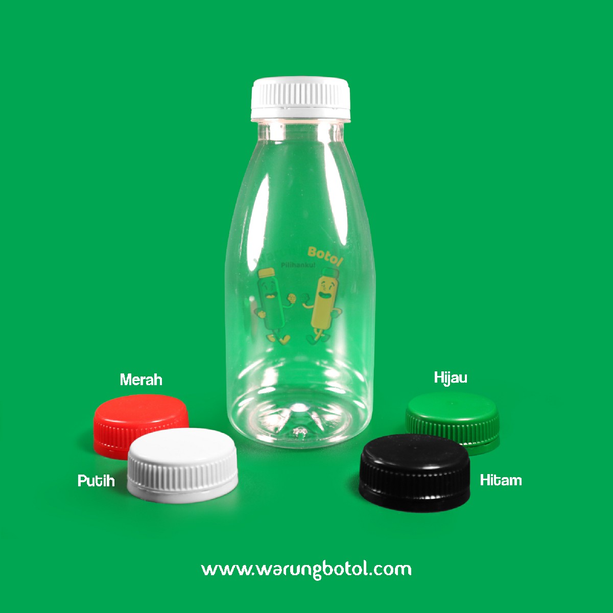 distributor toko jual botol plastik minuman unik 350ml bening murah terdekat bandung jakarta bogor bekasi